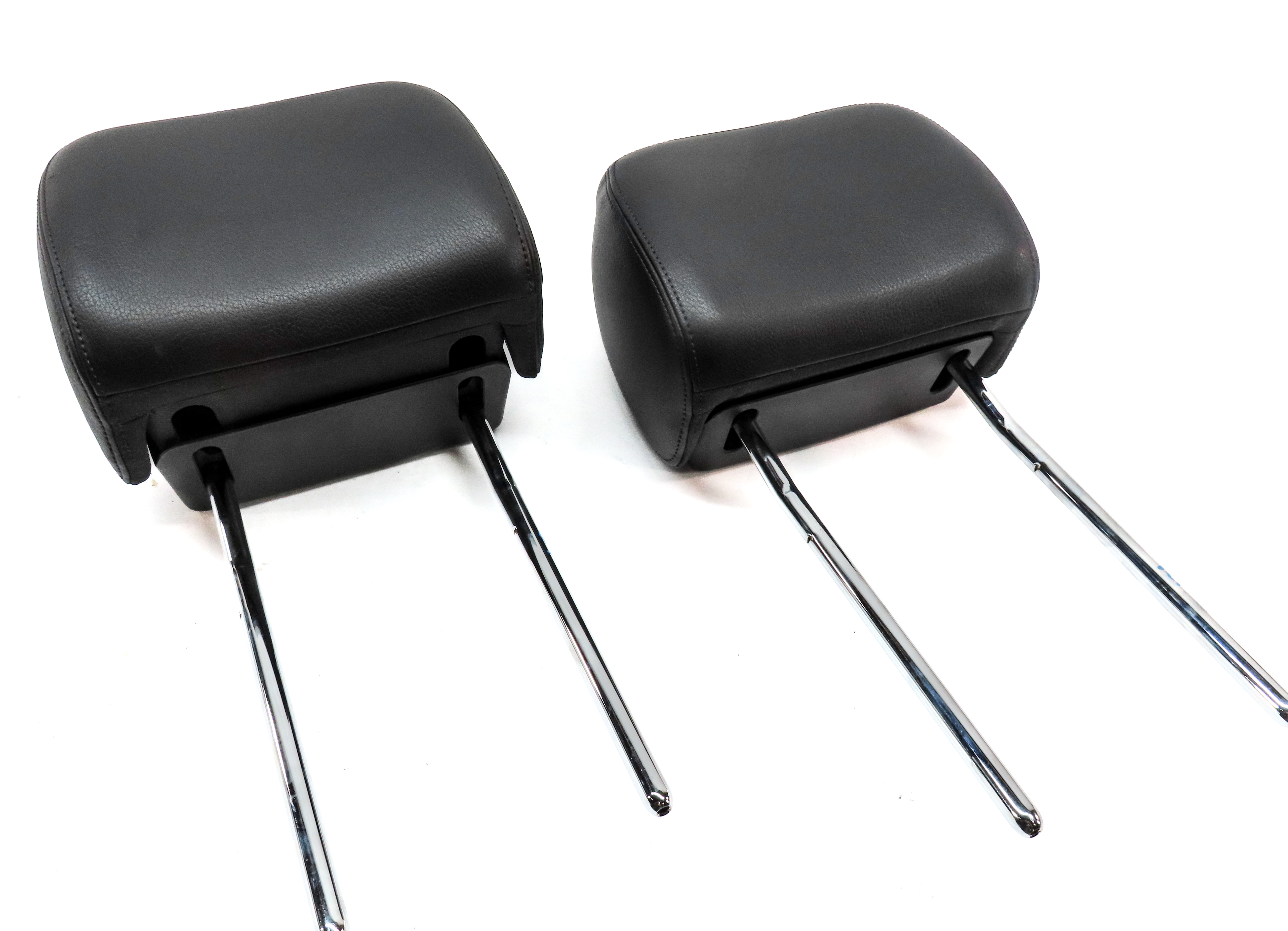 2015-2020 AUDI A3 S3 (8V) FRONT LEFT & RIGHT SEAT HEADREST SET-2 (BLACK) — exact item pictured